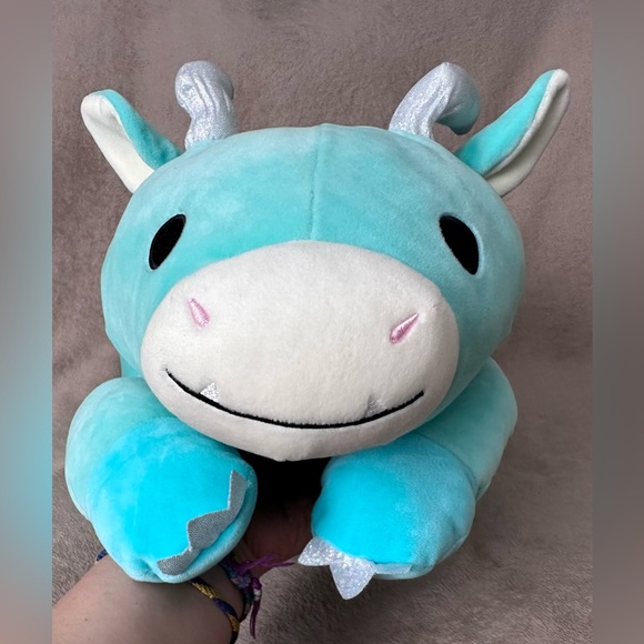 Kellytoy Hugmallow Dragon Miles Hugmee Squishmallow Plush Stuffed Animal Pillow - Picture 2 of 16